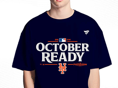 How October Ready New York Mets Shirt 2024 Brings Fans Together graphic design