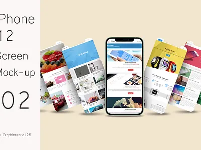 iPhone 12 Screen Mock-up 02 iphone 16