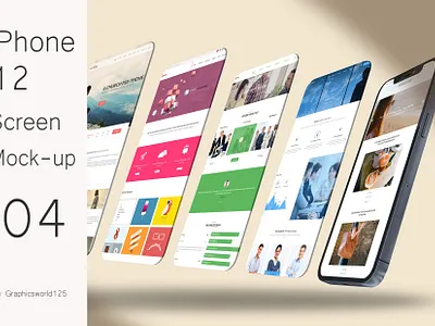 iPhone 12 Screen Mock-up 05 iphone 16