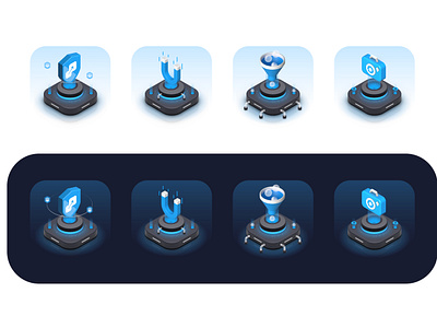 3D Icon - Blockchains for Website 3d 3dicon 3diconfinance 3dillsutration 3disometric design digitalwallet finance financial graphic design illustration isometric ui uidesign webillustration website