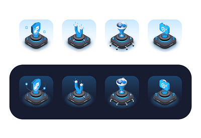 3D Icon - Blockchains for Website 3d 3dicon 3diconfinance 3dillsutration 3disometric design digitalwallet finance financial graphic design illustration isometric ui uidesign webillustration website