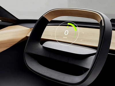 AR Hologram Head up Display UI Steering Wheel Automotive HMI 3d ai animation app ar automotive car cg cgi concept ev future hmi hologram interace motion motion graphics projection ui ux