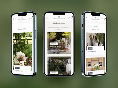 Helen Turkington - Inspiration and looks Mobile design graphic design interface interior design ui ux web webdesign website