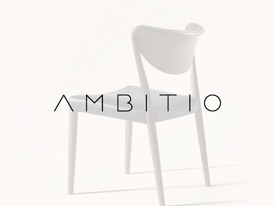 Ambitio brand branding design furniture lettering logo logotype premium type typography