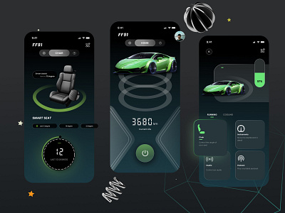 Car Automation Mobile App Design animation branding design graphic design hero section hero section design homepage design illustration interface landing page logo minimal design mobile app ui user interface ux uxui web web expert website design