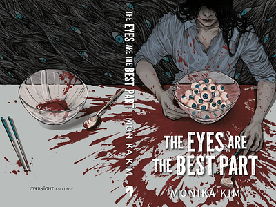 Danlin Zhang latest book cover and jacket asian book cover book cover artist book jacket cannibalism danlin zhang dark novel fetish horror illumicrate illustration illustrationart illustrationartist illustrationzone illustrator monika kim murder novel the eyes are the best part thriller