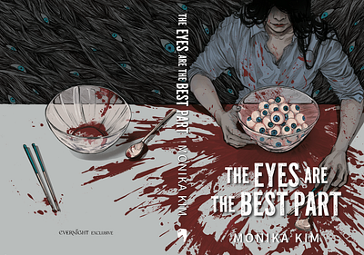 Danlin Zhang latest book cover and jacket asian book cover book cover artist book jacket cannibalism danlin zhang dark novel fetish horror illumicrate illustration illustrationart illustrationartist illustrationzone illustrator monika kim murder novel the eyes are the best part thriller