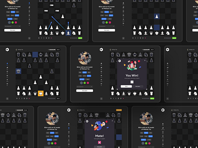 Chess dark chess ui ux