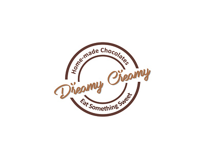 Dreamy Creamy Logo branding coreldraw design dreamy creamy graphic design illustration illustrator logo logo design typography ui