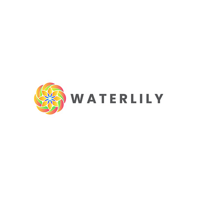 Waterlily Logo brand brand identity branding icon identity logo logo design logos waterlily