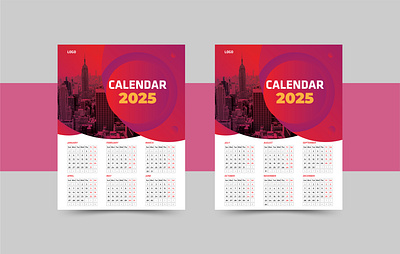 Calendar 2025 2025 branding calendar calendar 2025 design graphic design illustration unique