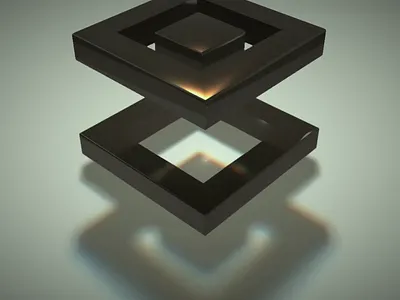 3 Squared abberation illusion light optical shadow spline splinetool split squares