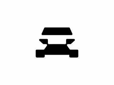 Car Logo abstract automotive branding car design illustration logo mark minimalism minimalist modern negative space race road simple sports transport vector