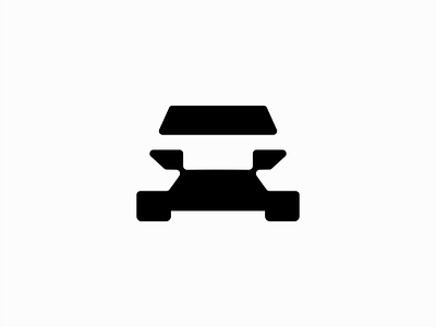 Car Logo abstract automotive branding car design illustration logo mark minimalism minimalist modern negative space race road simple sports transport vector