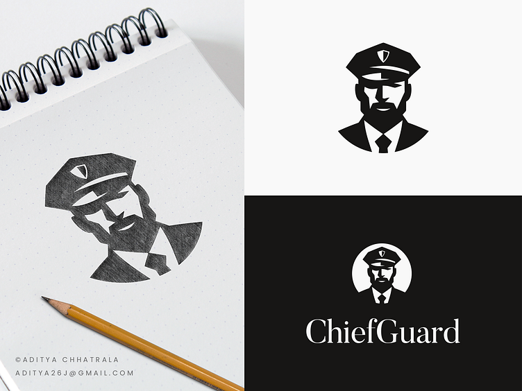 Chief Guard Security - Logo Design by Aditya Chhatrala on Dribbble