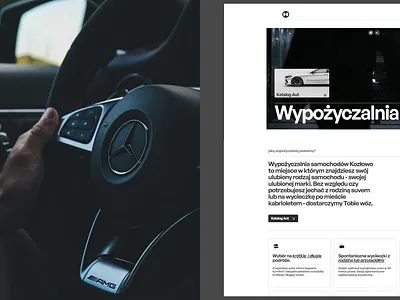 Portfolio Website | Rental Car branding graphic design web design webflow website