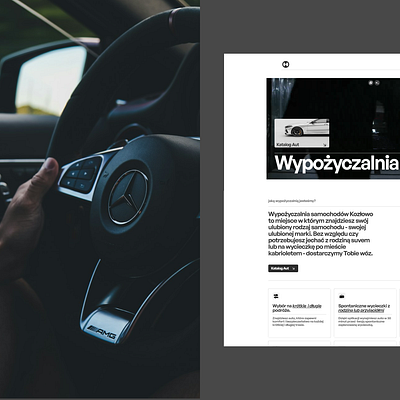 Portfolio Website | Rental Car branding graphic design web design webflow website