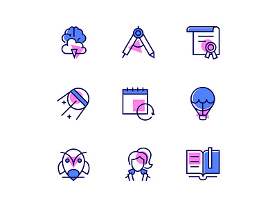 Education - Line Icons course design education icon knowledge learn line online school study style subject vector