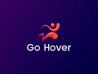 Go Hover logo design -Unused a b c d e f g h i j k l m n o p abstract logo b c f h i j k m p q r u v w y z brand identity crypto ecommerce fintech free vector it logo logo design logo designer logo ideas logo inspirations mining bot saas logo simple tech company usa logo designer virtual reality web3 technology