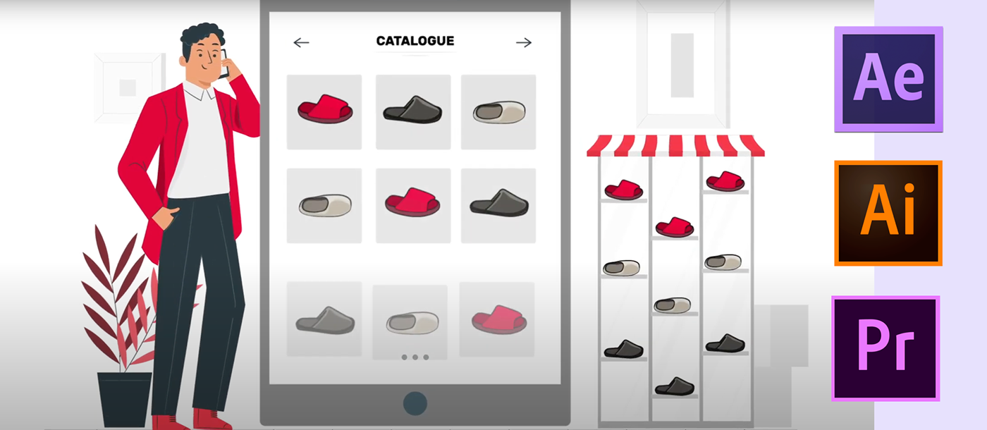 2D animated video | Explainer video | 7030.studio 2d 2d animated video 2d animation 7030.studio animation character animation e comerce explainer video illustration infographic mobile app video for website