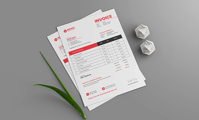 Invoice Design branding fillable pdf form graphic design invoice design letterhead logo order form pricelist proforma quotation receipt to do list