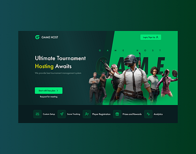 Tournament Host Website🎉 3drender adobexd blender blowthisup figma fyp ui uidesign uidesigner uiinspiration uitrends uiux uiuxraihan ux uxdesigner webdesign webdesigner websites