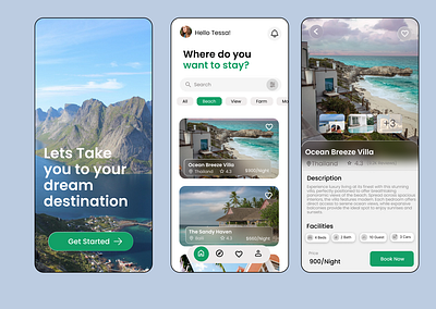 Travel and tours app UI Design app application graphic design hotel booking mobile app travel app ui ui design ui designer ux designer