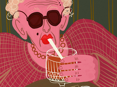 savouring the good life advertising advertisingillustration bold book book illustration brand identity branding character character design concept art design drawing drink editorial illustration lady old restaurant wine woman