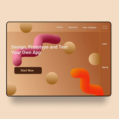 Website for Designing an App app branding ui ux uxdesign website