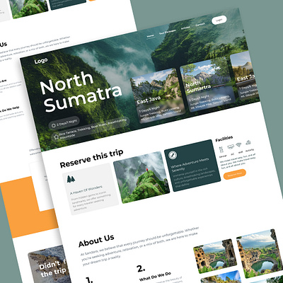 Travel- Landing Page Design clean design creative design creative ui destination showcase digital tourism interactive design landing page ui minimalist design modern web design responsive layout travel agency travel booking travel landing page travel website trip planning uiux design user experience user interface design vacation planning web design