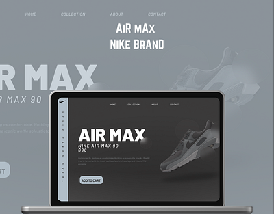 Figma AIR MAX design figma graphic design nike shoes shoe shoes user interface web design