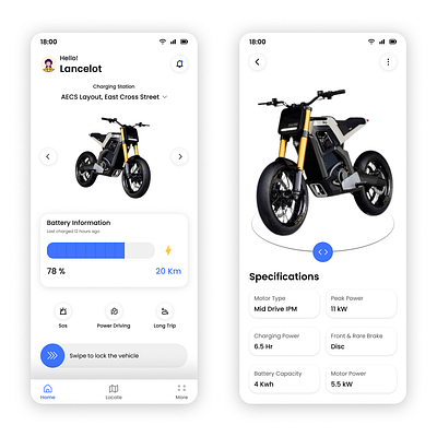 Electric Vehicle Mobile App dailyui electric figma mobileapp ui uidesign uiux uiuxdesign ux uxdesign vehicle