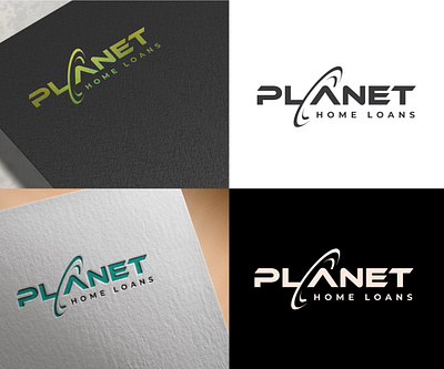 Planet Home Loans Logo branding graphic design logo motion graphics