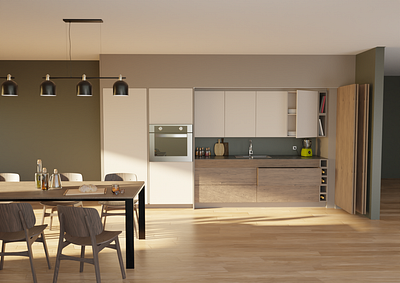 3d Kitchen 3d graphic design