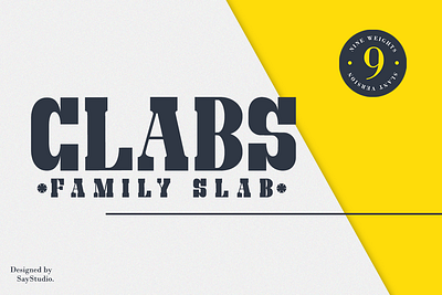 Clabs - Family Slab baseball font bold font branding branding font family font font fonts logo font slab slab font slab serif sport sport font strong font