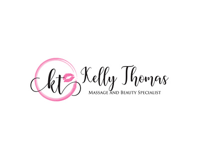 Beauty Specialist logo beauty salon logo beauty services logo beauty specialist logo best logo designer branding design elegant logo feminine logo graphic design kelly thomas logo lipstick logo logo logo design logo maker massage and beauty logo massage therapist logo minimalist pink logo spa logo wellness logo