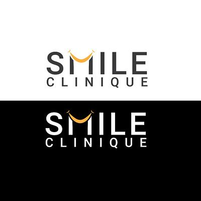 Smile Clinique Logo branding graphic design logo motion graphics