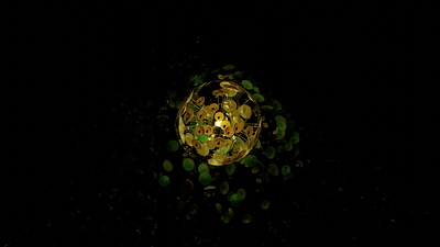 Light Bubble 3d motion graphics