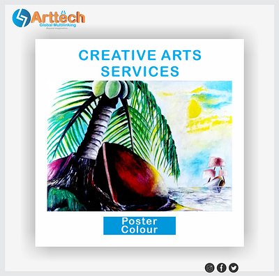 CREATIVE ARTS branding graphic design illustration painting vector