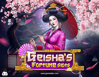 Geisha Slot Art: A Visual Journey - Slot Theme by Gamix Labs 2d artwork animation art outsourcing design game characters game development gamix labs illustration slot slot art services slot artwork slot game development slot game services slot machine