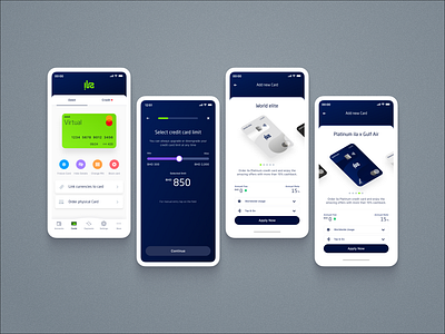 Credit Cards — ila Bank fintech ui user experience