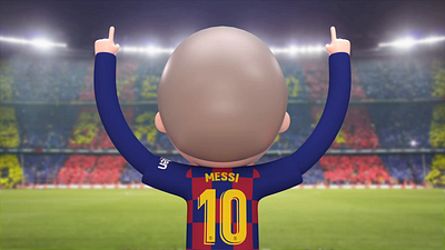 Leo Messi GOAT/3D model 3d 3d art 3d modeling animation art art direction branding cartoon character design character modeling computer graphics concept design digital design graphic design illustration lionel messi messi motion graphics soccer