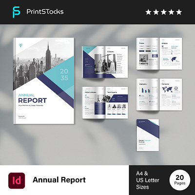 Annual Report Template annual report branding brochure business business brochure company brochure corporate creative proposal design graphic design print