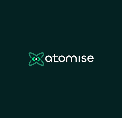 Atomise Logo branding graphic design logo