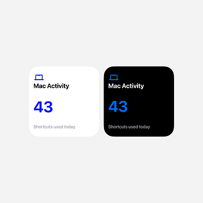 OneTap Mac Activity Widget concept design design ios app mobile mobile app ui widget design