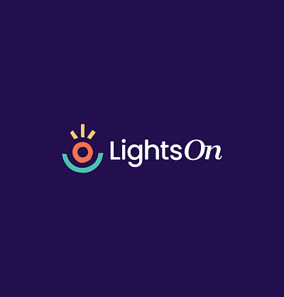 Lights On Logo branding graphic design logo