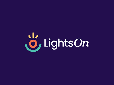 Lights On Logo branding graphic design logo