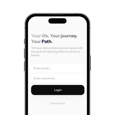 Introducing Path, a new way to document your journey. branding graphic design ios app mobile mobile app social app ui