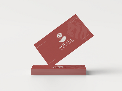 Koffi Aromo - Coffee Shop Brand Identity brand business card coffee coffee shop graphic design graphic designer lion mockup packaging