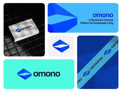 omono Visual identity: A Blockchain App app blockchain brand design brand identity branding design logo minimal modern logo o o icon o letter tech web3